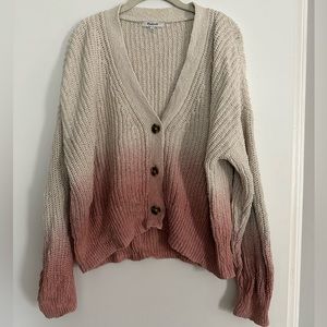 Madewell ombre cardigan
